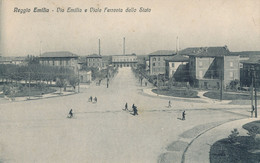 ITALIE - ITALIA - EMILIA ROMAGNA : Reggio Emilia - Via Emilia E Viale Ferrovia Dello Stato (1932) - Reggio Nell'Emilia