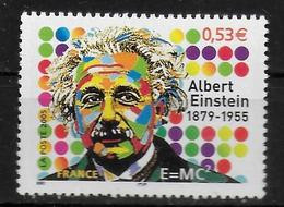 FRANCE   N° 3779  * *  Einstein Nobel Physique - Albert Einstein