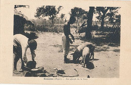 BAMAKO - AUX ABORDS DE LA CASE (COCHONS) - Niger