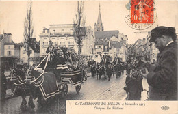 77-MELUN-CASTASTROPHE DE MELUN 4 NOVEMBRE 1913- OBSEQUE DES VICTIMES - Melun
