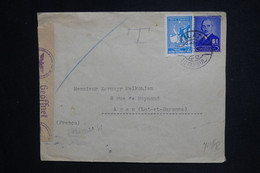 TURQUIE - Enveloppe Commerciale De Istanbul Pour La France En 1943 Avec Contrôle Postal - L 128384 - Covers & Documents