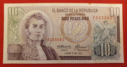 Colombia 10 Pesos Oro 1975 - Colombia