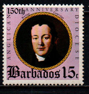 BARBADOS - 1975 - Bishop Coleridge - Anglican Diocese In Barbados, Sesquicentennial - MNH - Barbados (1966-...)