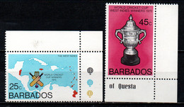 BARBADOS - 1976 - World Cricket Cup, Won By West Indies Team, 1975 - MNH - Barbados (1966-...)