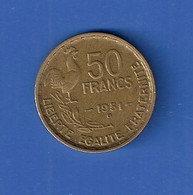 FRANCE - 50 FRANCS GUIRAUD 1951 - Otros & Sin Clasificación