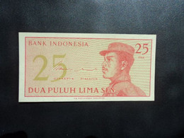 INDONÉSIE : 25 SEN   1964    P 93a       NEUF - Indonesia