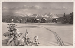 Suisse - Crans-Sur-Sierre - Le Weisshorn Et Le Rothorn - 1955 - Ski Neige - Sierre