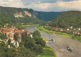 AK 073310 GERMANY - Blick Auf Stadt Wehlen Und Die Bastei - Wehlen