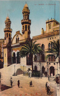 CPA - ALGERIE - ALGER - La Cathédrale - Animée - Colorisée - Collection Idéale - Alger