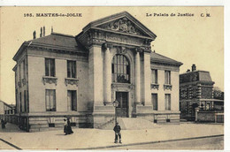 CPA   MANTES LA JOLIE   Le Palais De Justice  N° 105 - Mantes La Jolie