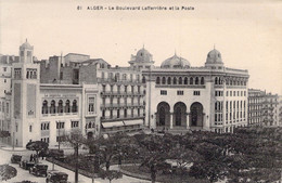 CPA - ALGERIE - ALGER - Le Boulevard Lafferrière Et La Poste - Collection Idéale - Algerien