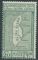 1926 OLTRE GIUBA ANNESSIONE 20 CENT MNH ** - RF21-7 - Oltre Giuba
