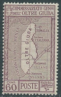 1926 OLTRE GIUBA ANNESSIONE 60 CENT MNH ** - RF21-7 - Oltre Giuba