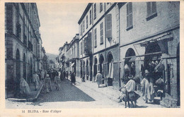 CPA - ALGERIE - BLIDA - Rue D'Alger - Animée - Ane Edition Bensimon - Blida - Blida