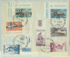 67990 - ITALY - POSTAL HISTORY -   ROME 1960 Winter Games LAST DAY Of GAMES - Inverno1960: Squaw Valley