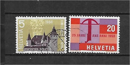 LOTE 1583  ///  SUIZA   YVERT Nº: 602+604     ¡¡¡ OFERTA - LIQUIDATION - JE LIQUIDE !!! - Used Stamps