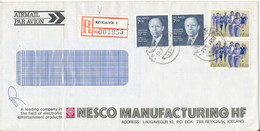 Iceland Registered Cover Sent To Denmark Reykjavik 19-9-1986 - Storia Postale