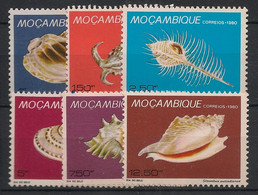 MOCAMBIQUE - 1980 - N°Yv. 773 à 778 - Coquillages - Neuf Luxe ** / MNH / Postfrisch - Coquillages