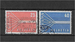 LOTE 1583  ///  SUIZA   YVERT Nº: 595/596     ¡¡¡ OFERTA - LIQUIDATION - JE LIQUIDE !!! - Used Stamps