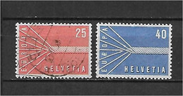 LOTE 1583  ///  SUIZA   YVERT Nº: 595/596     ¡¡¡ OFERTA - LIQUIDATION - JE LIQUIDE !!! - Used Stamps