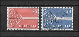 LOTE 1583  ///  SUIZA   YVERT Nº: 595/596     ¡¡¡ OFERTA - LIQUIDATION - JE LIQUIDE !!! - Used Stamps