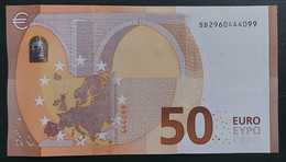 50 EURO S040F2 Italy Lagarde Serie SD Ch 96 Perfect UNC - 50 Euro