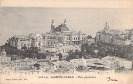 CPA - Monaco - MONTE CARLO - Vue Générale - Edition Giletta Nice - Monte-Carlo