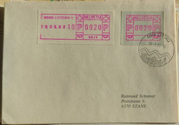29.03.1980 LUZERN 1; ATM Und Schalterfreistempel - Automatic Stamps