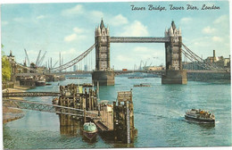 AC1199 London - Tower Bridge And River Thames - Barche Boats Bateaux / Viaggiata 1969 - River Thames