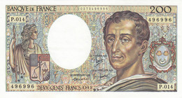 Billet 200 F Montesquieu 1983 FAY 70.03 Alph. P.014 - SUP Sans épinglage - 200 F 1981-1994 ''Montesquieu''