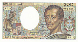 Billet 200 F Montesquieu 1982 FAY 70.02 Alph. R.010 - P/NEUF Sans épinglage - 200 F 1981-1994 ''Montesquieu''