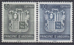 SPANISH ANDORRA 157-158,unused - Nuevos