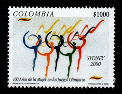 03- KOLUMBIEN - 2000 - MNH- MI#: 2151 - OLYMPICS SYDNEY 2000. - SPORTS. - Colombia