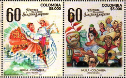 Colombia 2021 ** Series The San Juan And San Pedro Folk Festival, National Bambuco Reign And International Folk Show. - Colombia