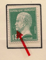 FRANCE - 1924 - N°Yv. 171a- Pasteur 15c Vert - VARIETE Anneau-lune - Neuf * / MH VF - Nuovi