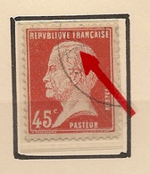 FRANCE - 1924 - N°Yv. 175d - Pasteur 45c Rouge - VARIETE Impression Double - Oblitéré / Used - Gebraucht