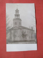First Church  Cong. Card Has Ripple.   Bennington  - Vermont > Bennington   Ref 5709 - Bennington