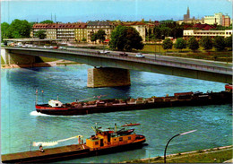 (2 G 45) France - Strasbourg - Pont De L'Europe With Péniches - River Boat - Houseboats
