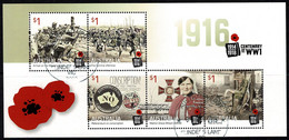 Australia 2016 Centenary Of WW1 World War I Minisheet CTO - Used Stamps