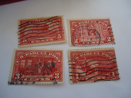 UNITED STATES  USED STAMPS 4  PARCEL POST WITH  POSTMARK - Sin Clasificación
