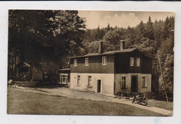 0-9704 FALKENSTEIN, Göltzschtalmühle, Motorrad,1959, Druckstelle - Falkenstein (Vogtland)