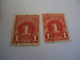 UNITED STATES  USED  STAMPS POSTAGE DUE  DIFFERENT - Sin Clasificación