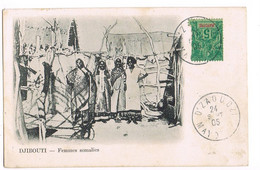DJIBOUTI . Femmes Somalies . 24 Septembre 1905 . - Gibuti