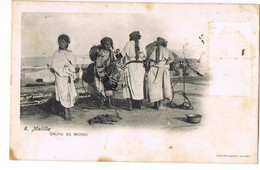 MELLILA . Grupo De Moras . Timbres Décollés Sur La Face . 1906 . - Melilla