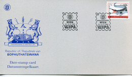 South Africa Bophuthatswana - Date-stamp Card - Stempelkarte - Stamp Exhibition, WIPA, Vienna, Austria - Bophuthatswana