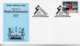 South Africa Bophuthatswana - Date-stamp Card - Stempelkarte - Stamp Exhibition, Essen, Germany, Leopard - Bophuthatswana