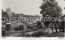 KNARESBOROUGH THE RIVERSIDE OLD R/P POSTCARD YORKSHIRE - Harrogate