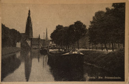 Breda (N - Br.) Nw. Prinsenkade (Binnenvaart Schip) Eind 40er Jaren - Breda