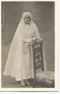 Jeune Fille Communiante  ( Photo Carte  The - Communion