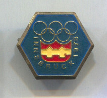 Olympic Games Innsbruck 1976. Olympiade, Vintage Pin Badge Abzeichen - Jeux Olympiques